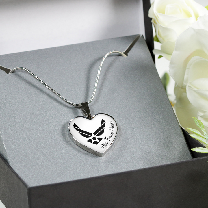 Air Force Mom Silver Gold Snake Bangle Necklaces - MotherProud