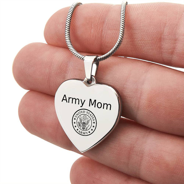 Army Mom Personalize Necklace