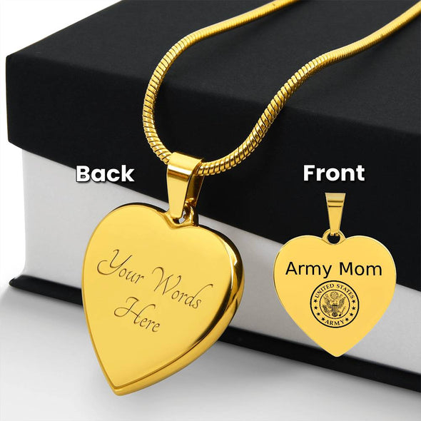 Army Mom Personalize Necklace
