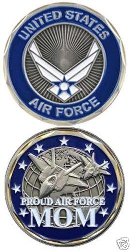 NEW USAF Proud Air Force Mom Challenge Coin - MotherProud