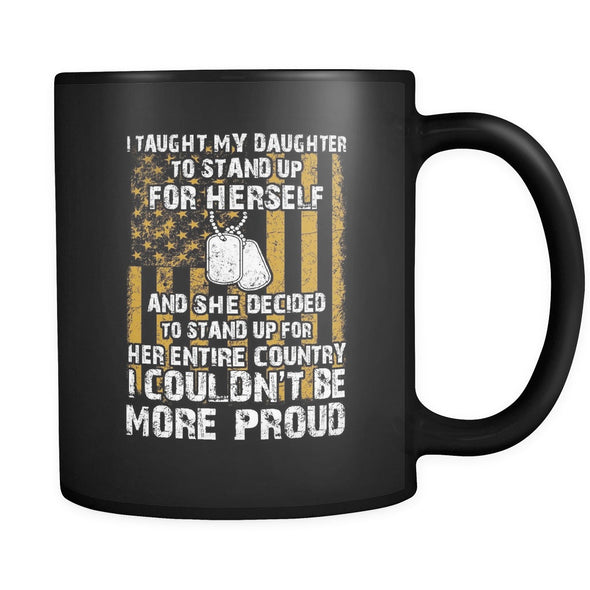 Army Mom Couldn't be More Proud 11oz Black Mug - MotherProud