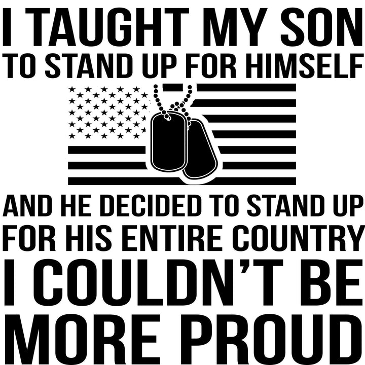 Army Mom More Proud Decal - MotherProud