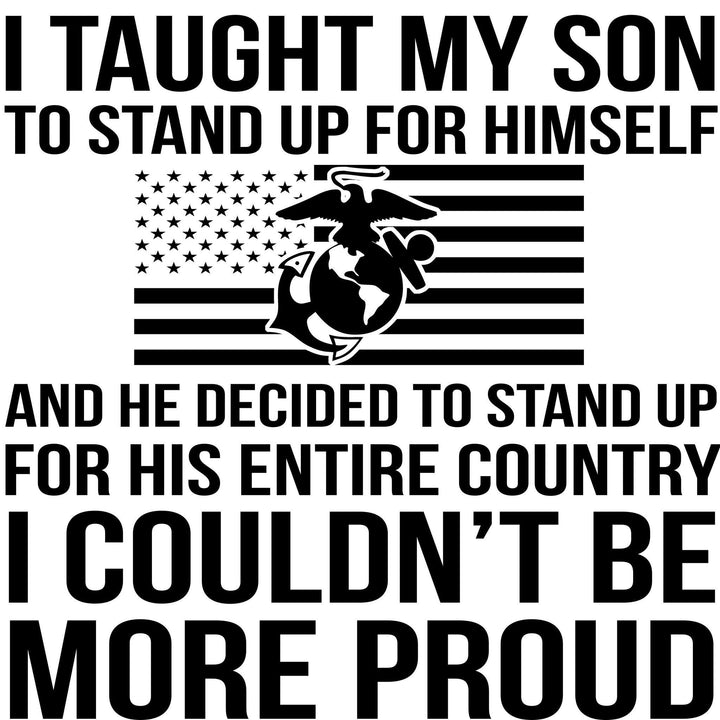Marine Mom More Proud Decal - MotherProud