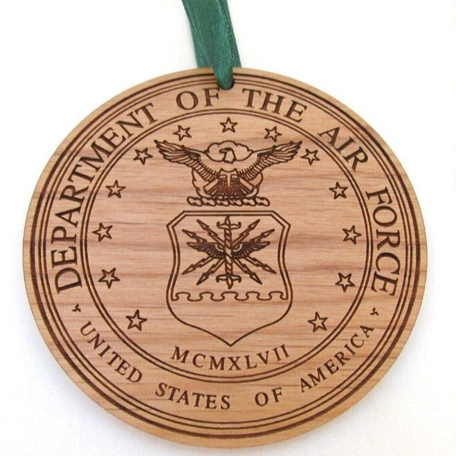 Military Wood Christmas Ornament