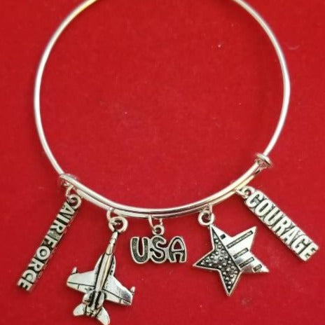 Air Force mom Bracelet