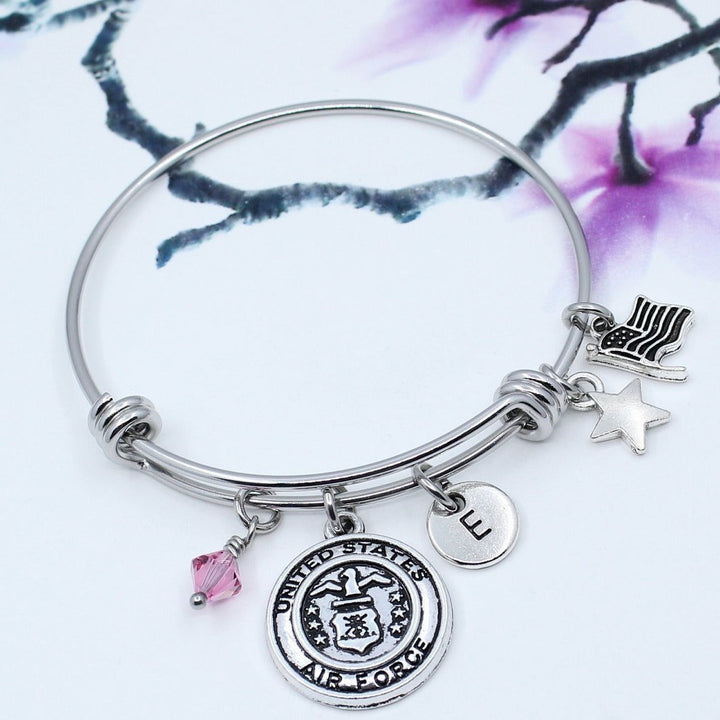 US Air Force Bracelet Charm Bangle