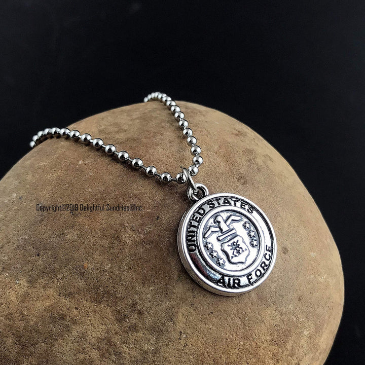 US Air Force mom Necklace Stainless Steel Chain