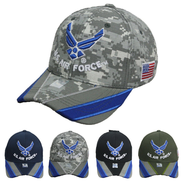 US Air Force mom Baseball hat Flag