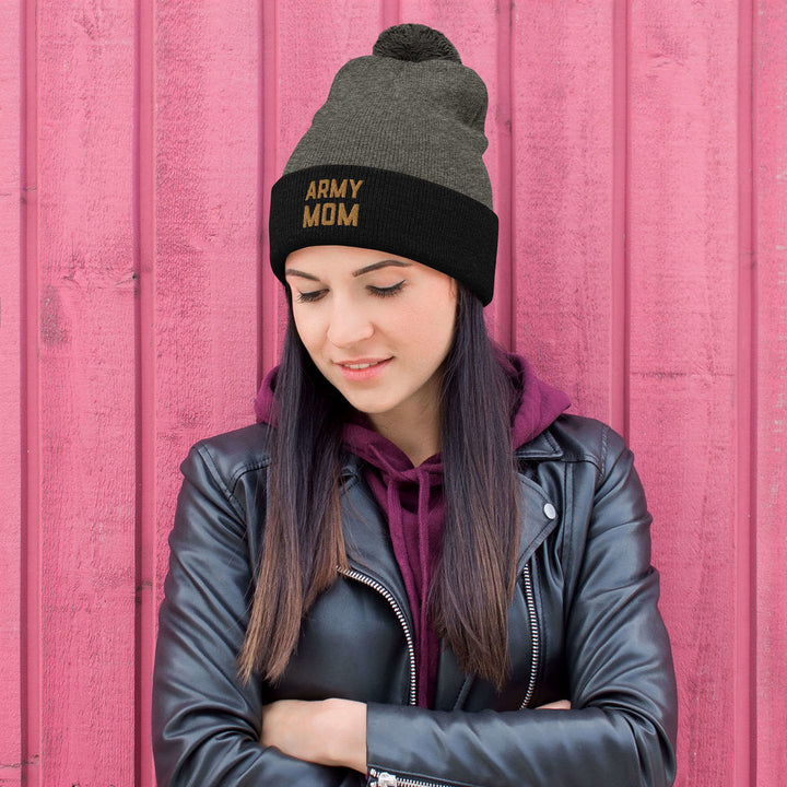 Army Mom Beanie Knit Hat