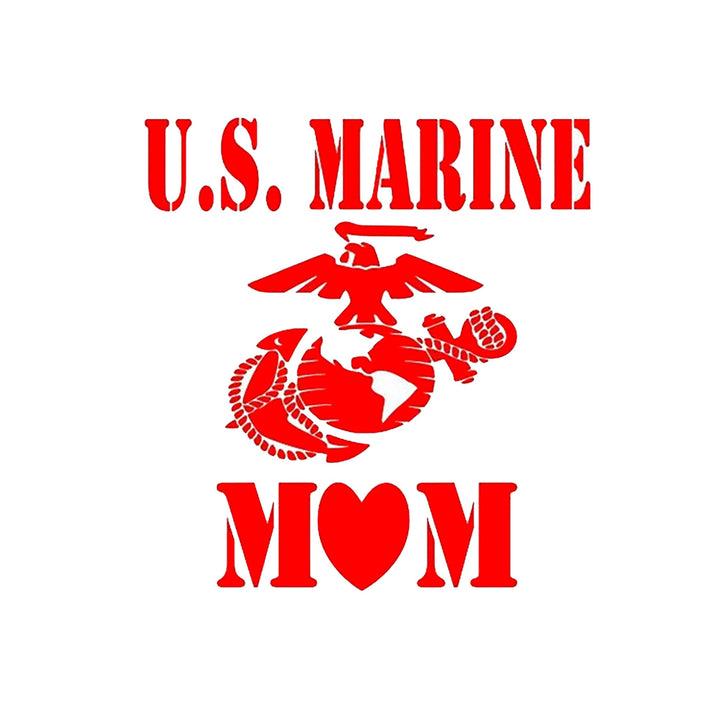 US MARINE MOM Love Decal