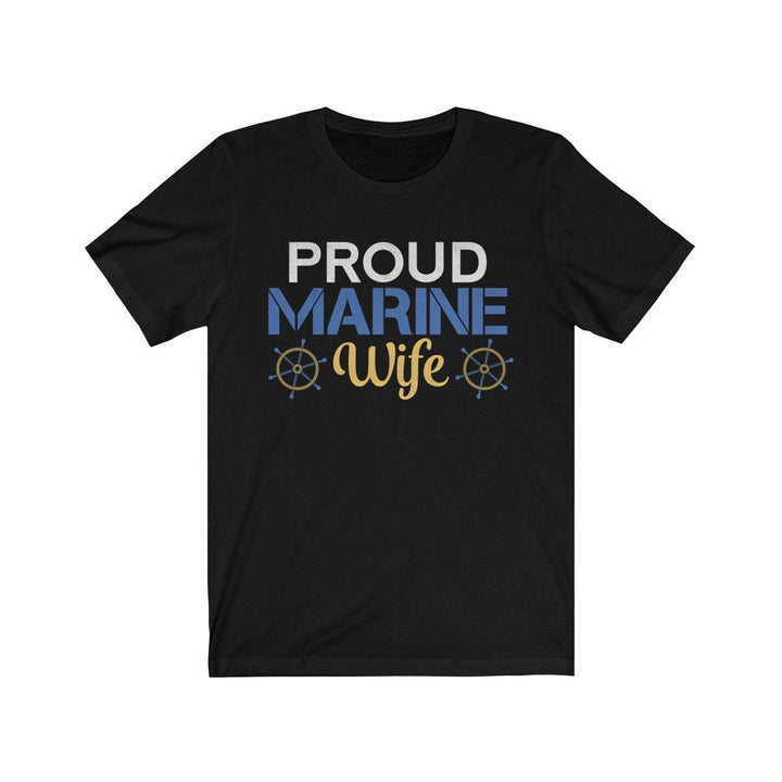 Proud Marine Wife Short Sleeve