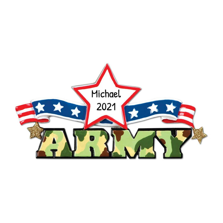 Army Christmas Ornament