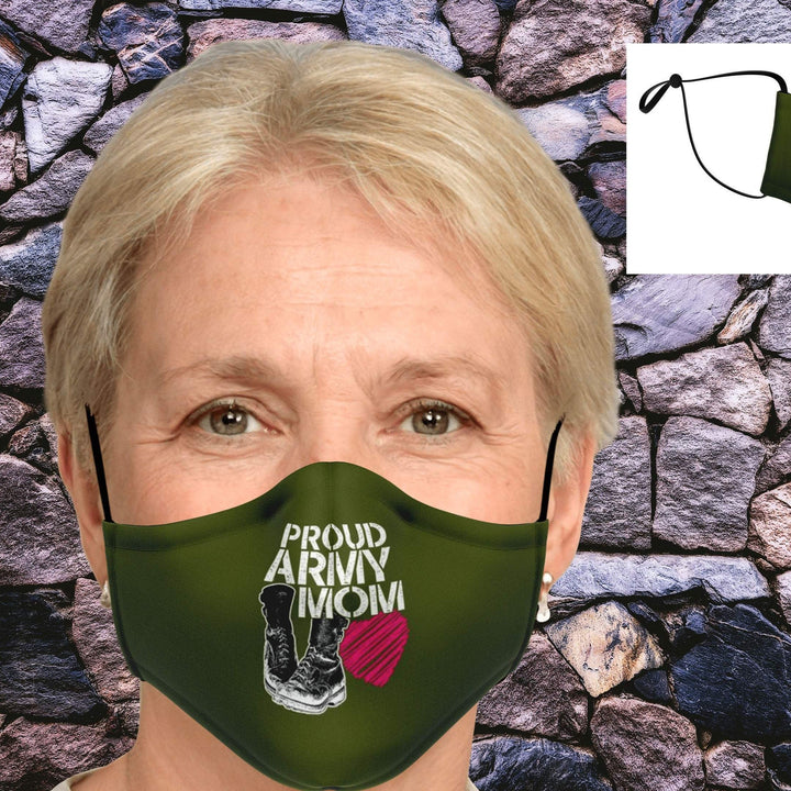 Proud Army Mom Face Mask