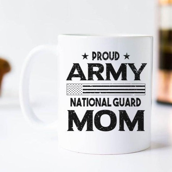 Proud army national guard mom Mug