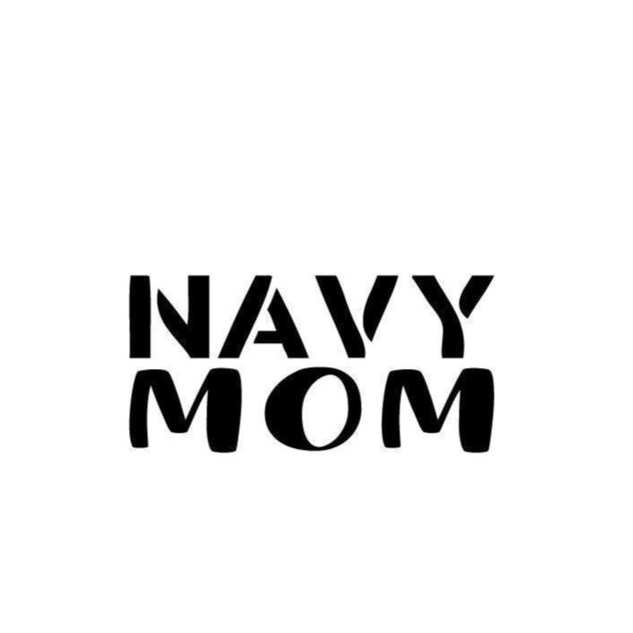 Navy Mom Decal