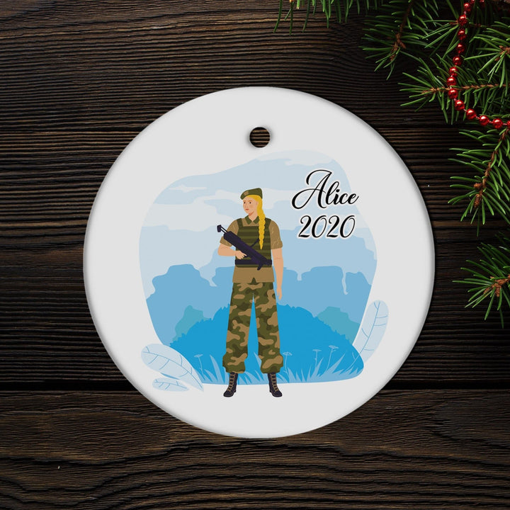 Military Christmas Tree Ornament