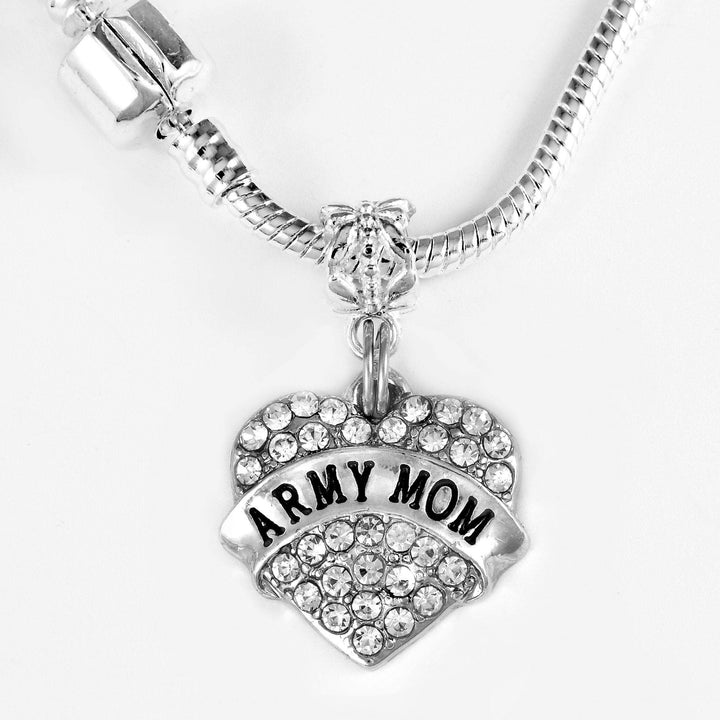 Army Mom chain jewelry necklace