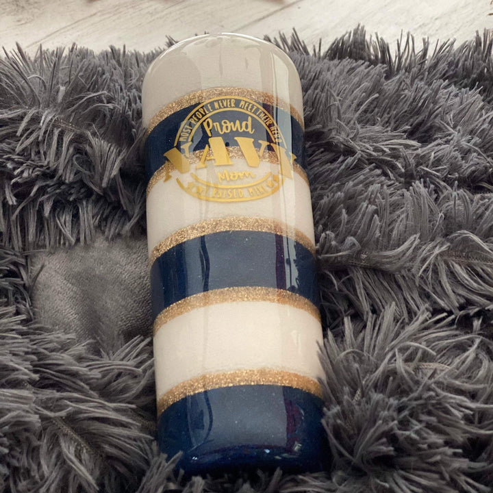 Proud Navy Mom Most tumbler