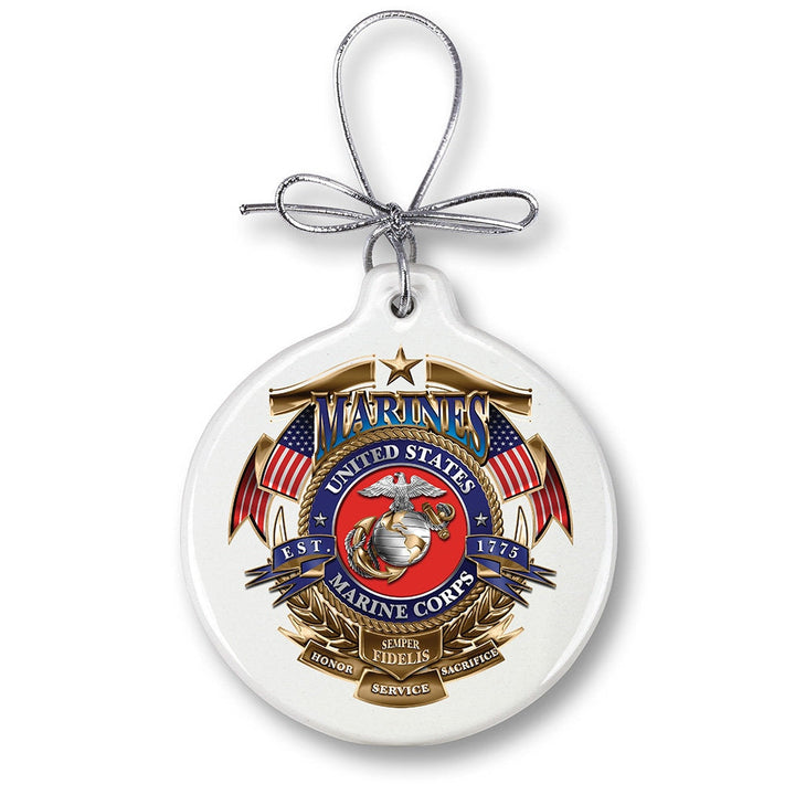 USMC Marine Christmas Tree Ornaments