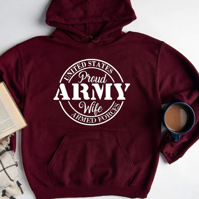 Proud Army Wife Hoodie