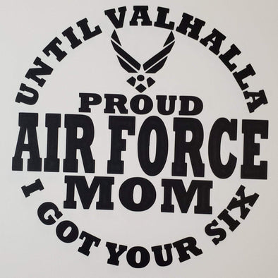 AIR FORCE MOM Valhalla Decal