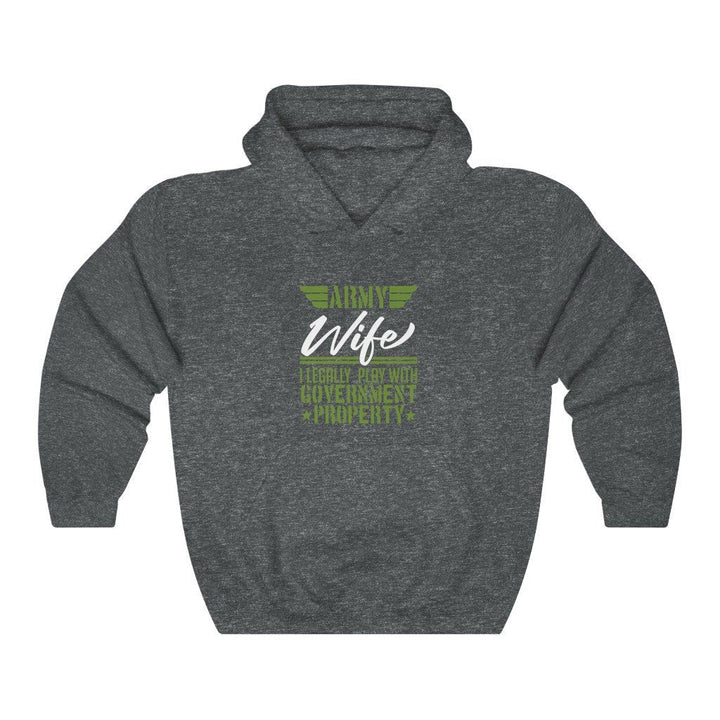 Heavy Blend Hoodie long sleeved army wife