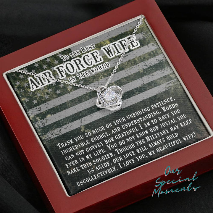 Air Force Wife Gift necklace