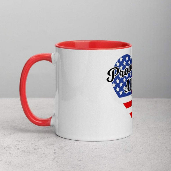 Proud Army Mom Mug with Color Inside