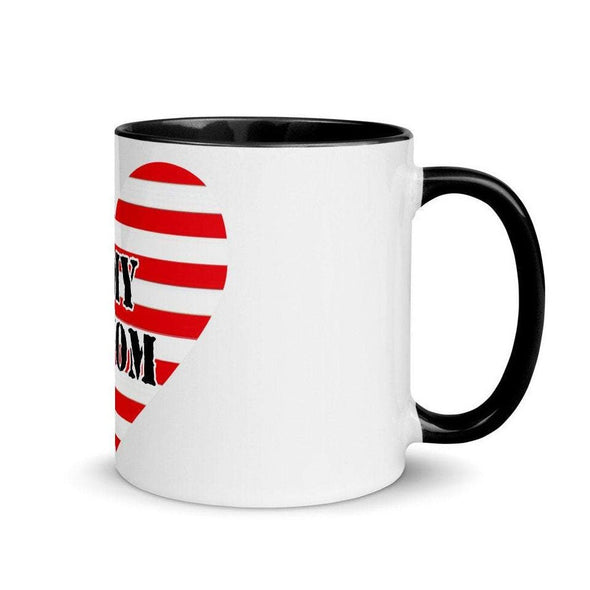 Proud Army Mom Mug with Color Inside