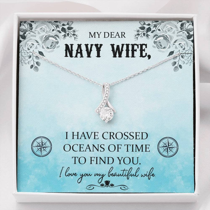 Gift Navy wife Alluring Beauty Pendant Necklace
