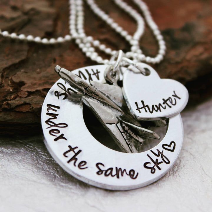 Necklace Air Force mom