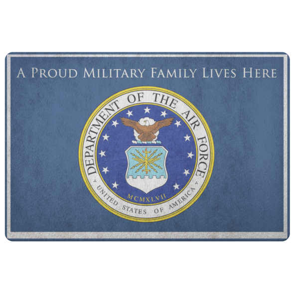 A Proud Military Family Lives Here Doormat