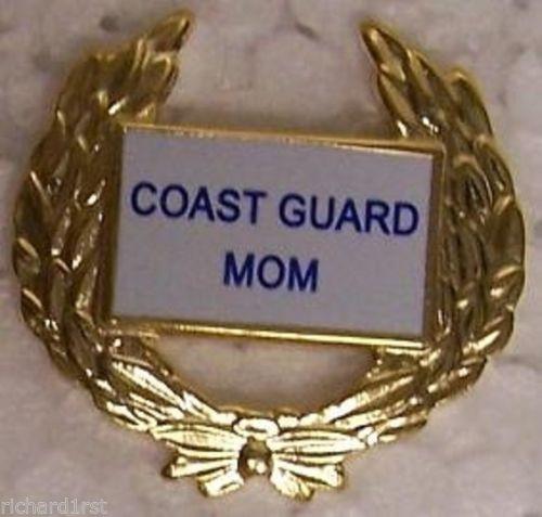 Hat Lapel Push Tie Tac Pin Coast Guard Mom - MotherProud
