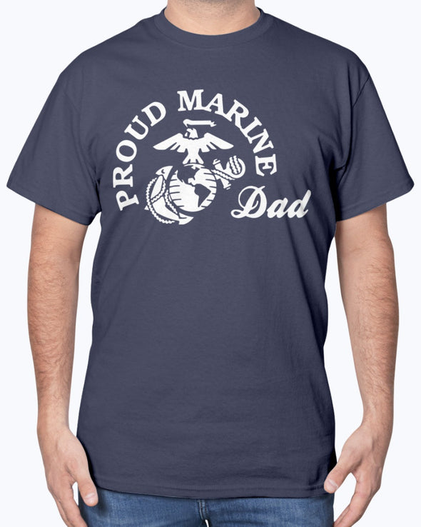 Proud U.S Marine Dad T-shirts - MotherProud