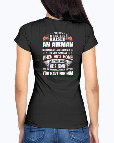 Proud Air Force Mom When Raised T-shirts - MotherProud