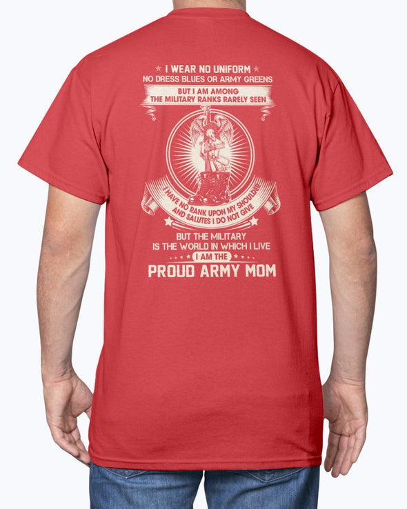 US Army Mom The Silent Ranks T-shirts - MotherProud
