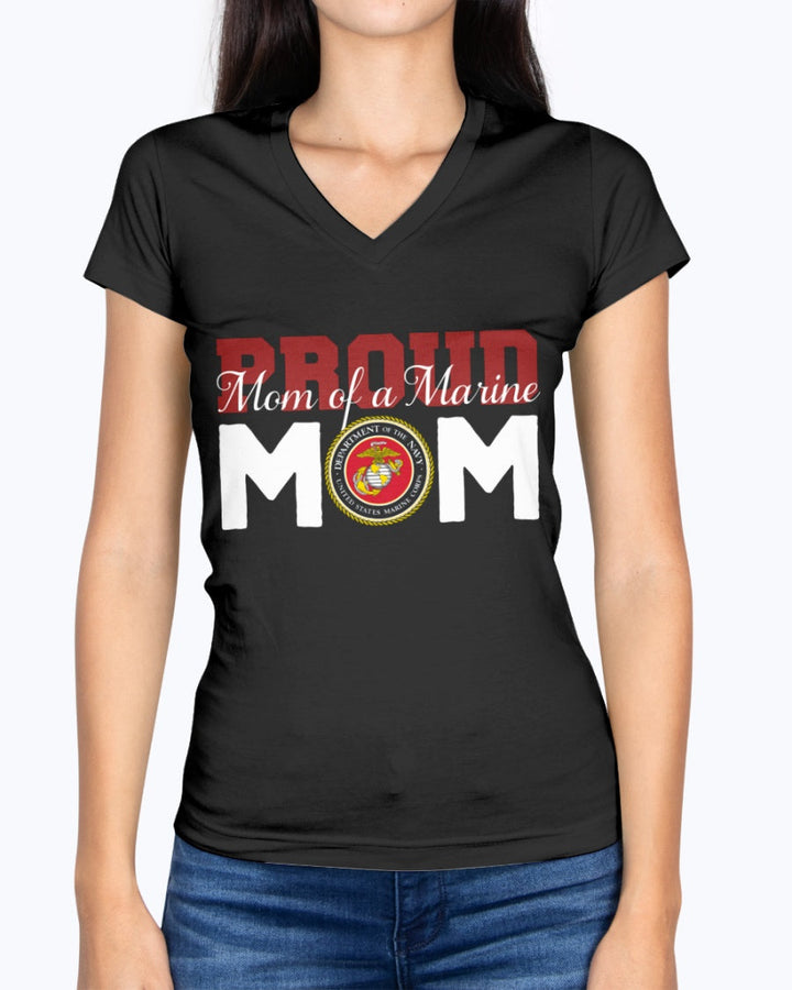 US Proud Mom of a Marine T-shirts