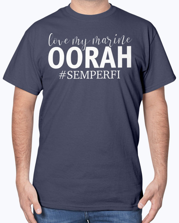 Proud Marine Mom Oorah T-shirts