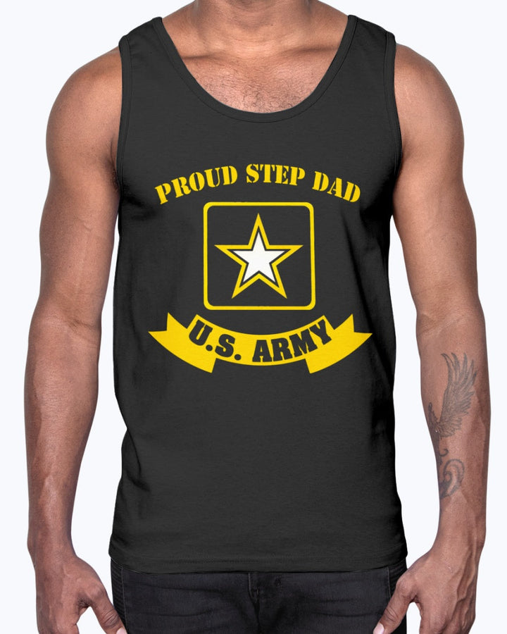 Proud Step Dad US Army T-shirts - MotherProud
