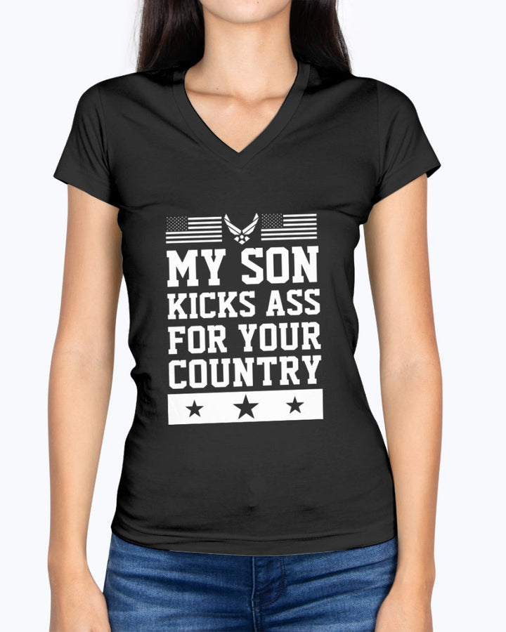 Proud Air Force Mom Kick Ass T-shirts - MotherProud