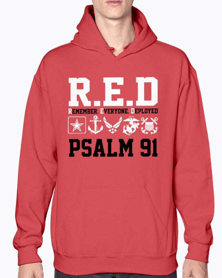 RED Friday PSALM 91 T-shirts - MotherProud