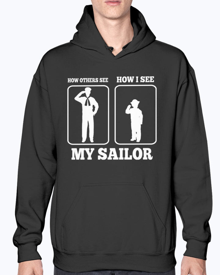 US Navy Mom How I See T-shirts - MotherProud