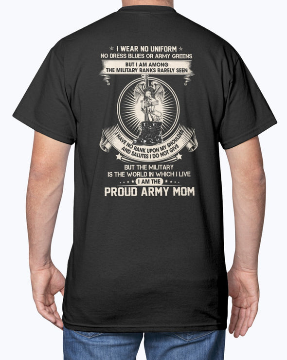 US Army Mom The Silent Ranks T-shirts - MotherProud