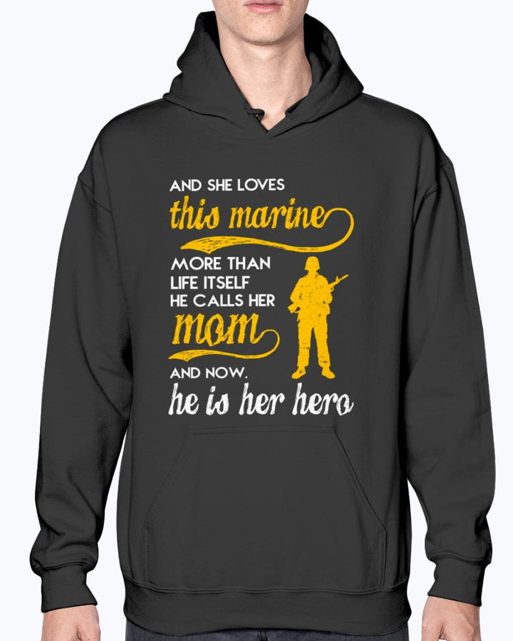 Proud Marine Mom More Than Life T-shirts image 8