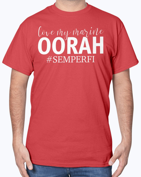Proud Marine Mom Oorah T-shirts