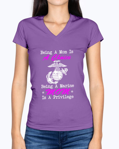 Proud Marine Mom Is Privilege T-shirts