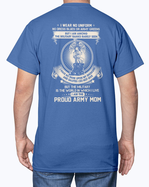 US Army Mom The Silent Ranks T-shirts - MotherProud