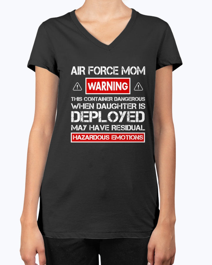 Proud Air Force Mom Warnings Daughter T-shirts - MotherProud