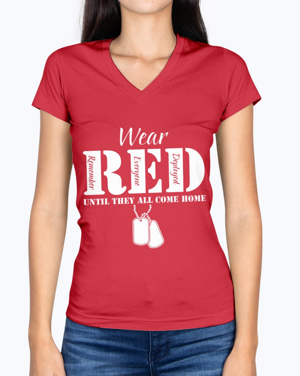 RED Friday Wear RED Until All Come Home T-shirts - MotherProud
