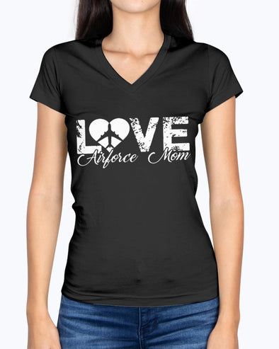 US Air Force Mom LOVE T-shirts